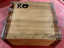 ONE KILN DRIED EXOTIC ROSEWOOD BLANK TURNING WOOD BOWL/PLATTER 6" x 6" x 2" RO