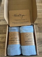 Koola Baby Fitted Bassinet Sheets Pack of 2