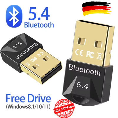 USB Bluetooth 5.4 Adapter PC Dongle Stick  Reichweite PC Laptop Maus Tastatur5