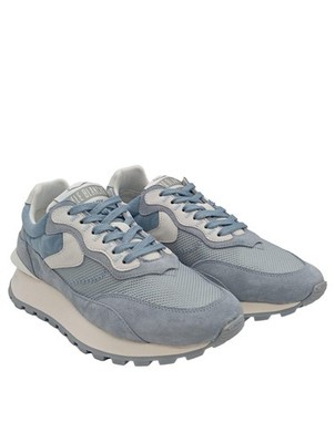 VOILE BLANCHE Schnürsneaker Damen Sneaker Gr. DE 38 blau-wollweiß Casual-Look