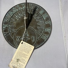 Flora Fauna NEW Cast Sundial