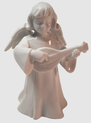 Vintage 1986 Reco ''Harmony'' Angel with Mandolin - Exclusive Edition Figurine