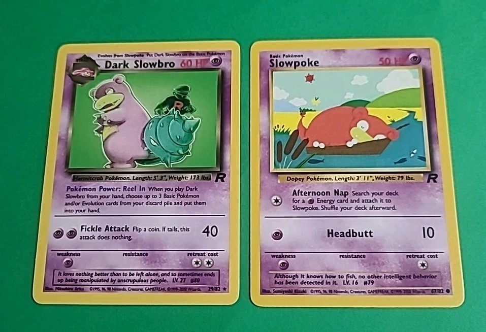Team Rocket-Dark Slowbro 29/82 -Slowpoke 67-82 Regular