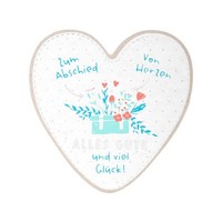 "Happy Hearts GrußKarte Klein »30« \\\"Zum Abschied Von Herzen Alles Gute Und ..."