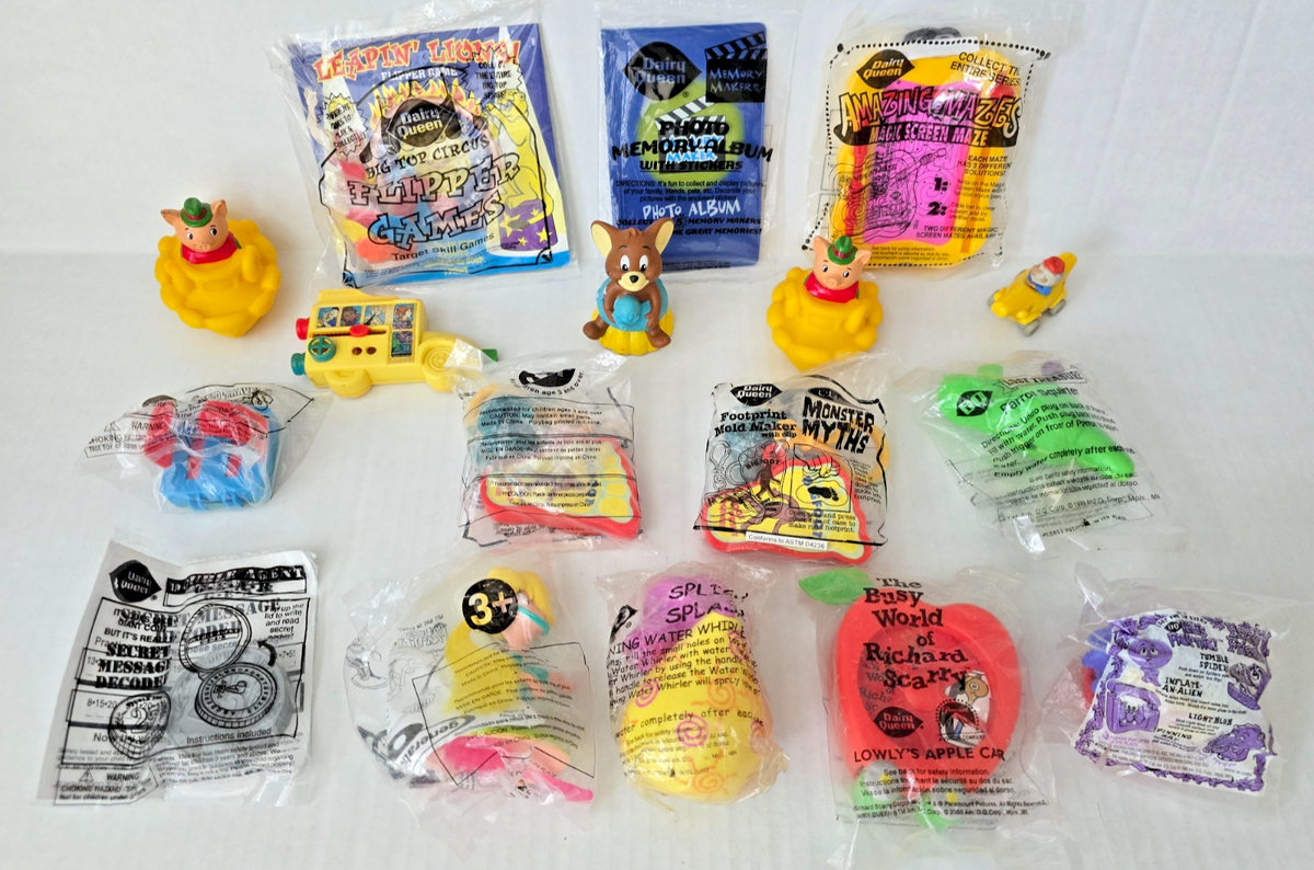 Dairy Queen Kid's Meal Toys 1993 to 2001 - Your Choice - Choose