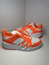 Giuseppe Zanotti Men's Sneakers RM20021 White An Orange Crocodile Leather