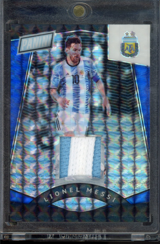2017 PANINI NATIONAL NSCC VIP LIONEL MESSI BLUE MOSAIC PRIZM RELICS PATCH /25