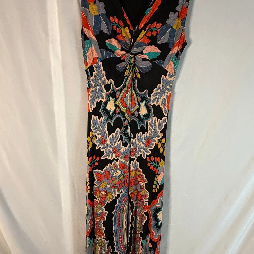 Maeve by Anthropologie Camilla Floral Multicolor Stretch Maxi Dress - Image 3 of 4