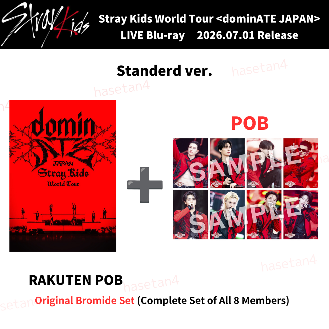 Stray Kids World Tour dominATE JAPAN Blu-ray Only + Store POB
