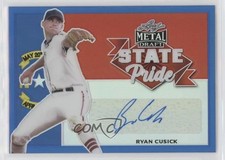 2021 Leaf Metal Draft State Pride Blue Rainbow 20/35 Ryan Cusick Auto 01nw