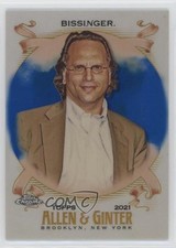 2021 Topps Allen & Ginter Chrome Blue Refractor 76/150 Buzz Bissinger #262 1bl9