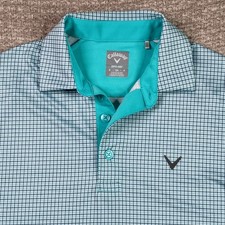 Callaway Mens Golf Polo Shirt Small Opti Dri Swing Tech Golf Short Sleeve