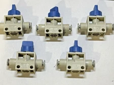 5Pcs For SMC VHK3-04F-04F VHK304F04F Trachea Hand-operated Switch Valves