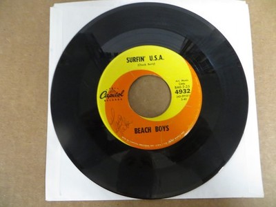 The Beach Boys   Surfin' U.S.A. / Shut Down - 1963 - Starline 4932 7'' Single VG
