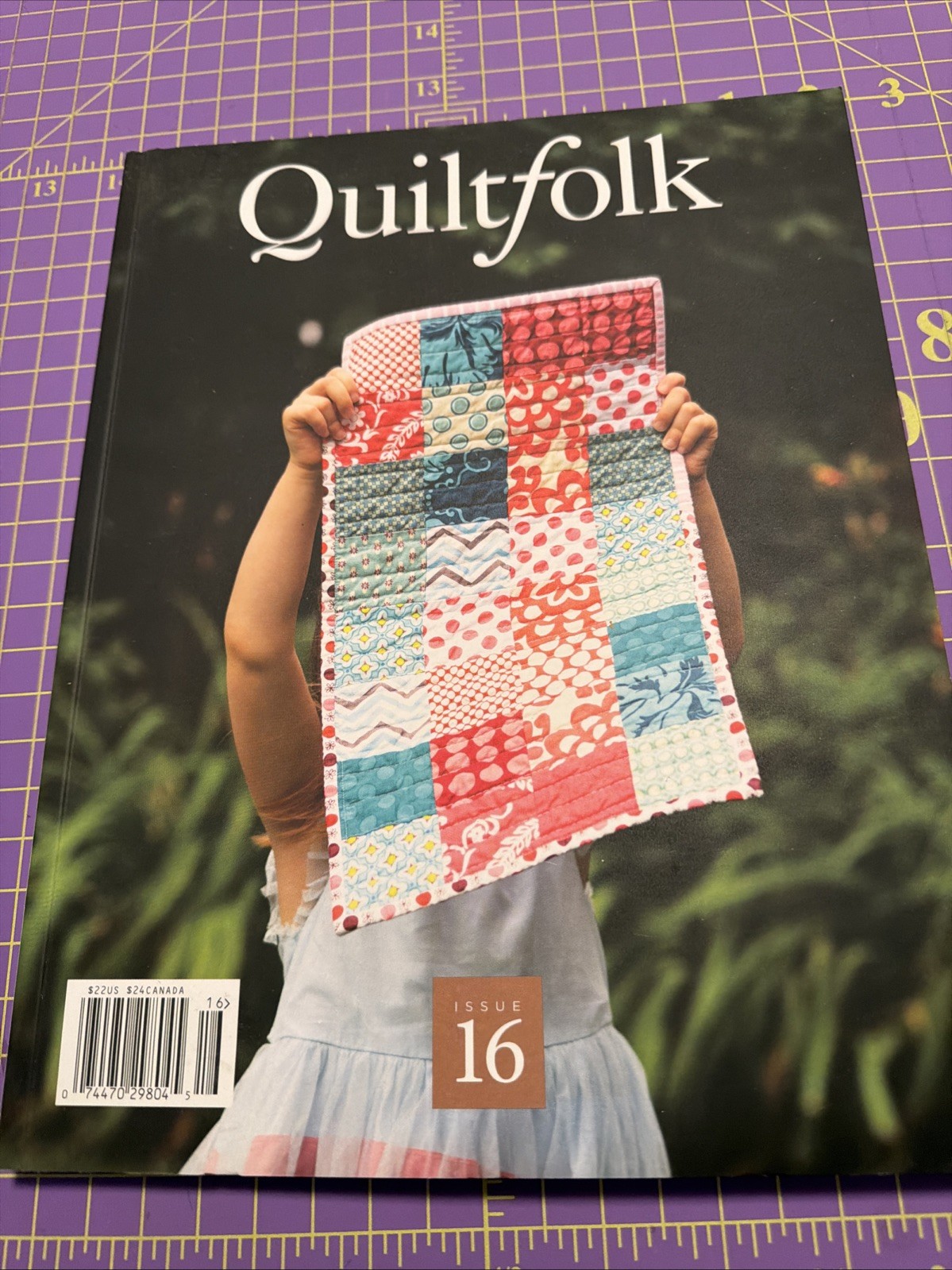 Quiltfolk Magazine Issue #16 Family Quilting Softcover Book 2020 Single Issue