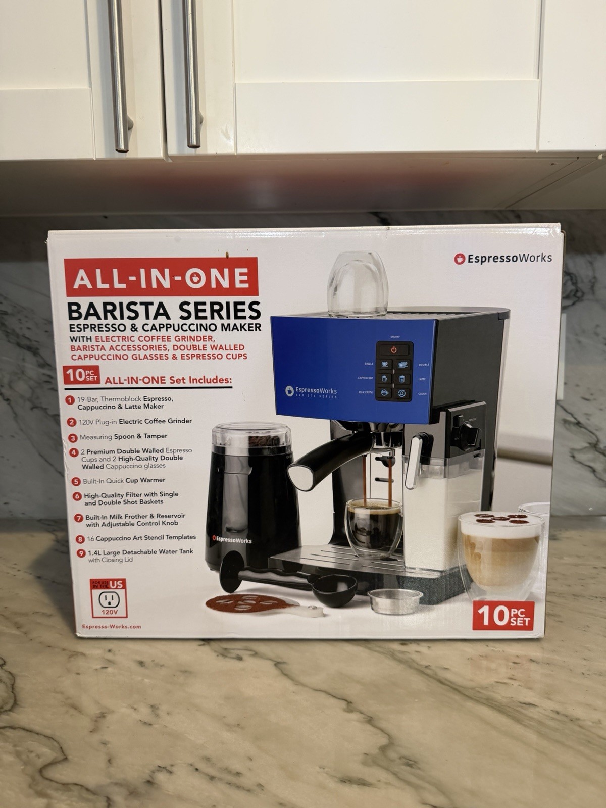 19 Bar W/ Grinder 10pc Set