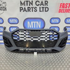 New Complete Front Bumper – Audi Q5 / SQ5 S-Line Style (2021–2024) Gloss Black