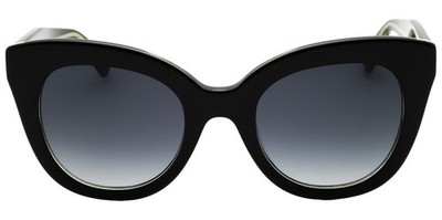 Kate Spade Belah Black Cat Eye Sunglasses w/ Gradient Lens 
