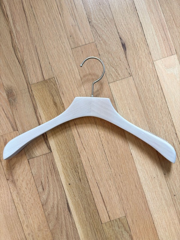 Luxury Clothing Hanger - 15 inch Wood - Set of 10 - New