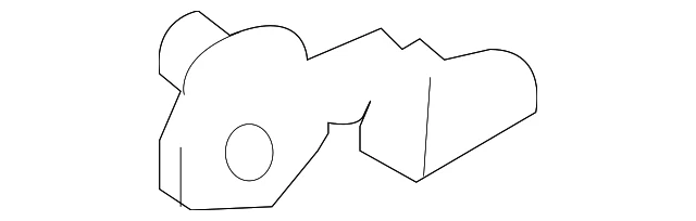 Genuine GM Passenger Side Front Bumper Fascia Upper Support 88970433 - Imagem 2 de 3