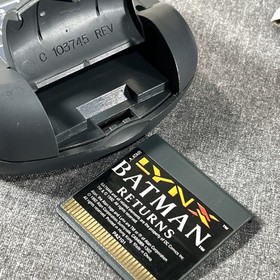 Atari LYNX Console PAG-0201 w / Batman Returns Game Case & Sun Visor Tested Good