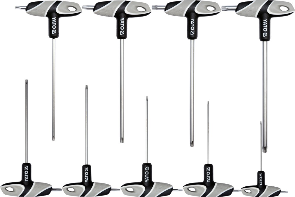 Jeu de clés Torx Yato 9 pièces pour débloquer les vis grippées sans effort