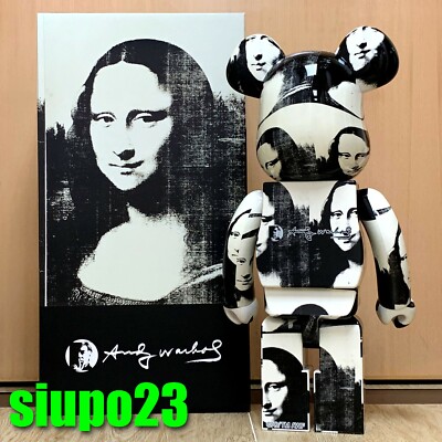 Medicom 1000% Bearbrick ~ Andy Warhol DOUBLE MONA LISA Ver Be