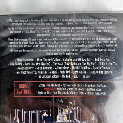 The Doors: Live at the Bowl '68 DVD 2012 Sealed - Picture 3 of 4