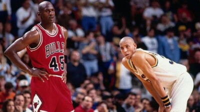1995 MICHAEL JORDAN WEARS #45 JERSEY TICKET STUB BULLS