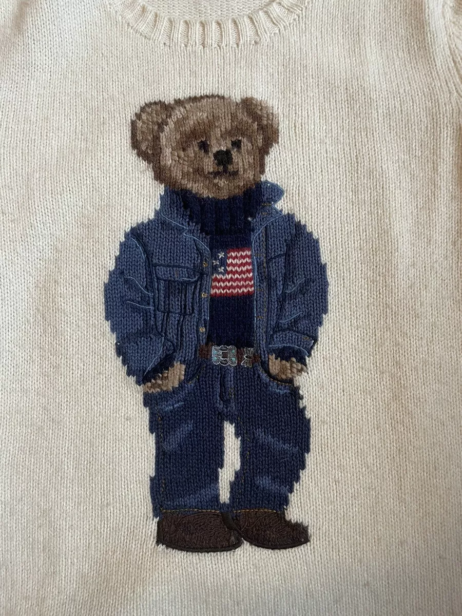 stitched teddy sweater