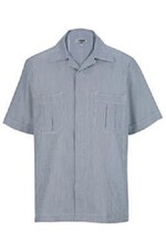  35 NWT EDWARDS GARMENT NAVY PIN CORD WORK SHIRT MEN'S SIZE XL