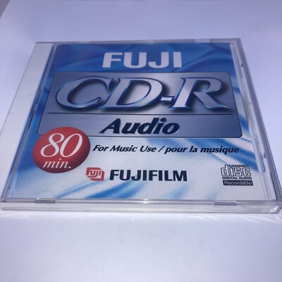 Fuji CD-R Audio 80 Minutes For Music Only Lifetime Warranty Sealed CD12