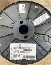 Olympic Wire and Cable Corp. 364 GRN/YEL CX/1000 Hook-Up Wire, 16 AWG, 26x30