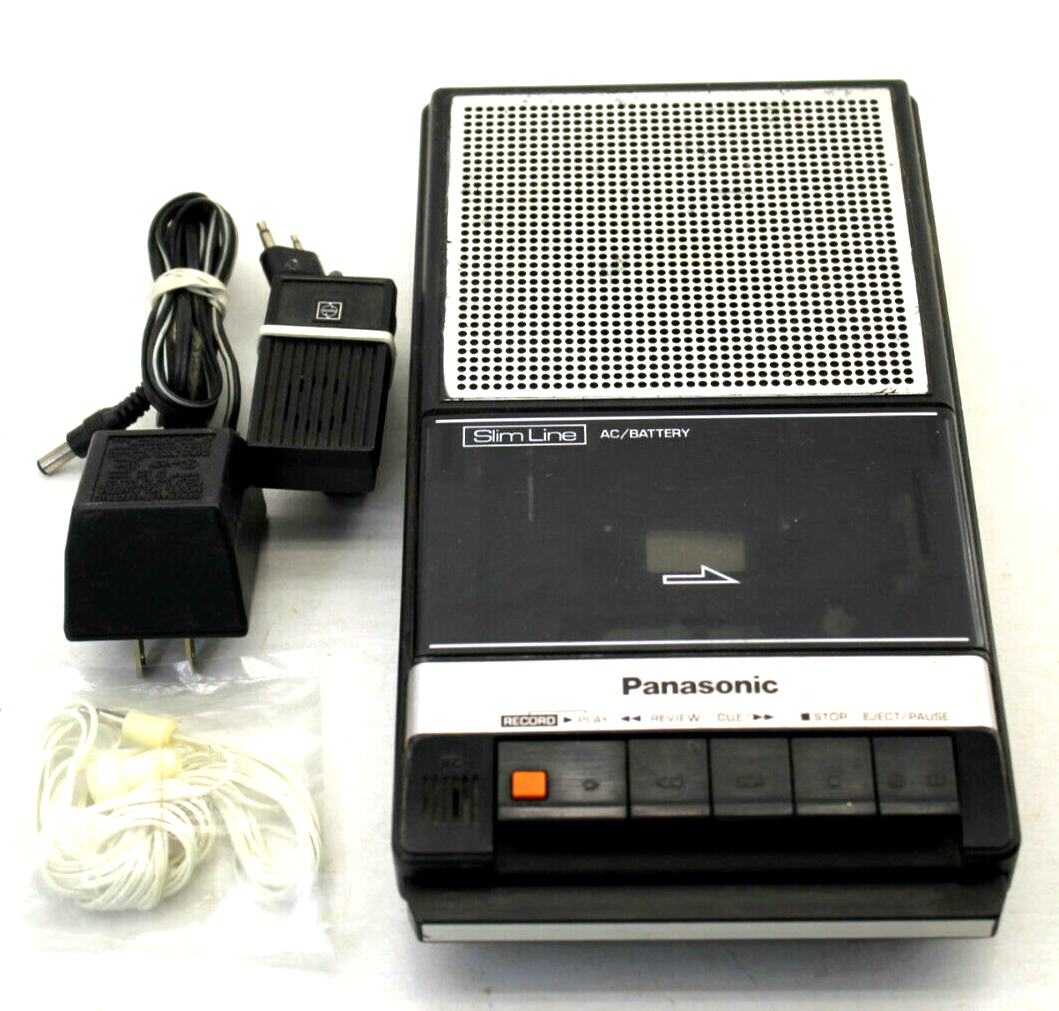 National/ナショナル/松下電器 RQ-2735 カセットレコーダー VIntage PANASONIC Portable Cassette Tape Recorder Slim Line