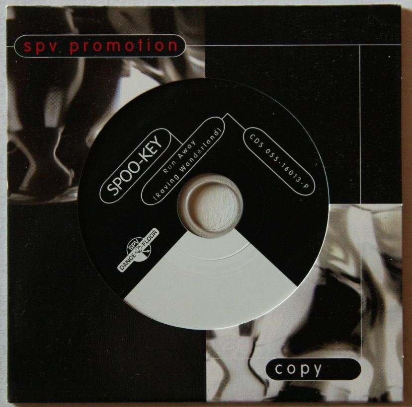 Spoo-Key Run Away Adv CardPS CD House Rave