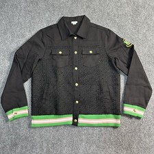 Ivy Storehouse Jacket Womens Large Black Alpha Kappa Alpha Chest Pockets Ladies