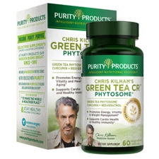 Green Tea CR Phytosome by Chris Kilham Purity Products 60 caps Resveratrol/Curcu