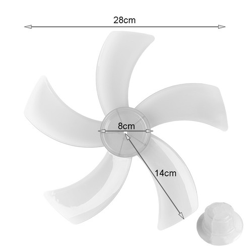 For Pedestal Fan Blade 12 Inch High Temperature Resistance Lightweight Design - Picture 19 of 35