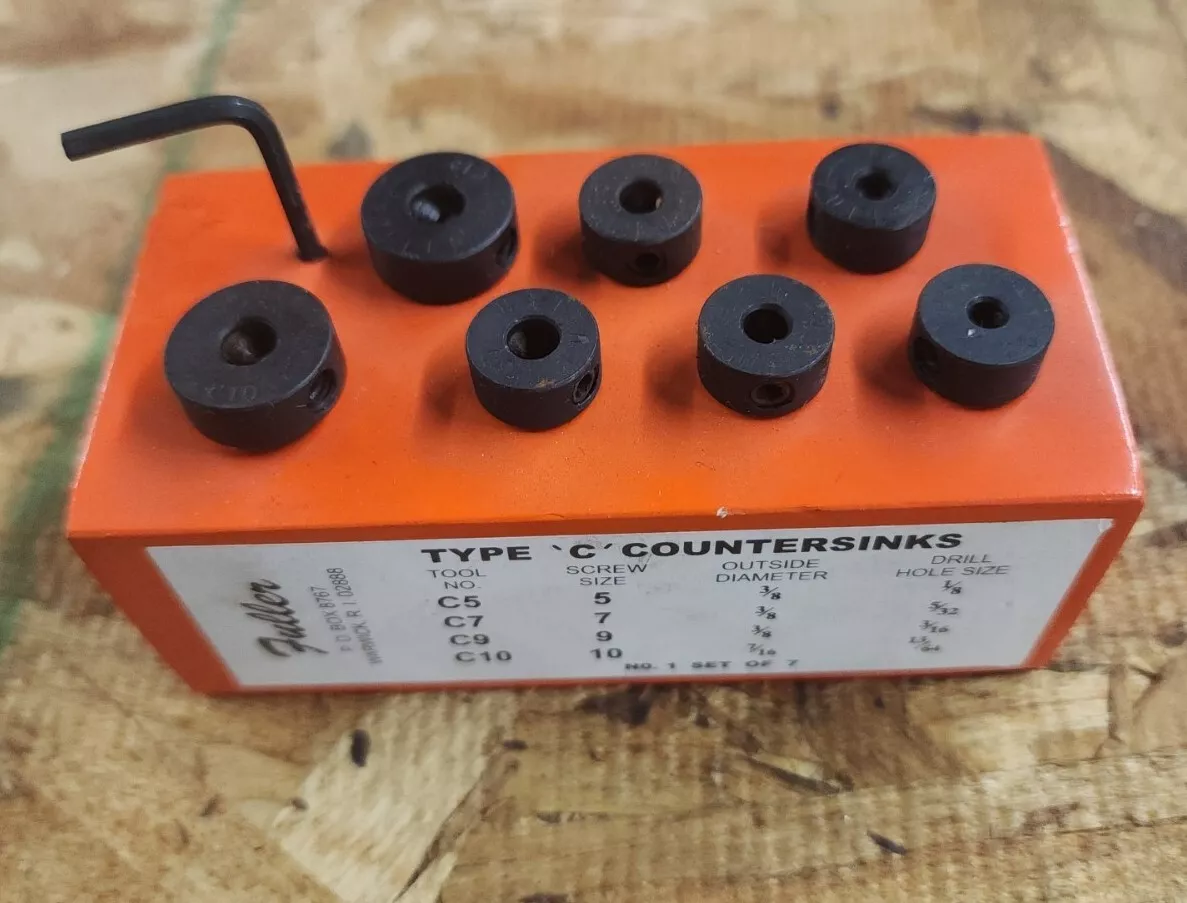 Wl fuller 2024 countersink set