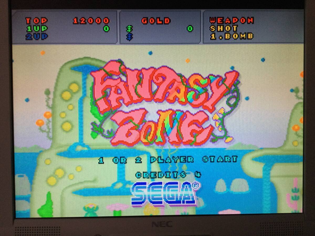 SEGA System 16A.Fantasy Zone Bonus Tetris Custom Battery SEGA System 16A.Fantasy Zone Bonus Tetris Custom Battery