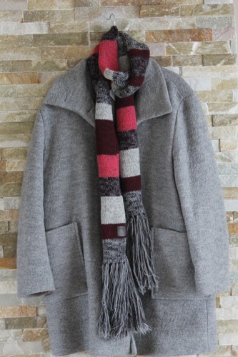 Hugo Boss Damen Wollmantel/Cabanjacke Gr. 42/44/46 L/XL grau meliert topp - Bild 6 von 9