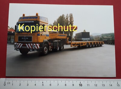 Foto MAN F90 P. Wirzius Schwertransporte Mettmann aus LKW Foto Sammlung #702