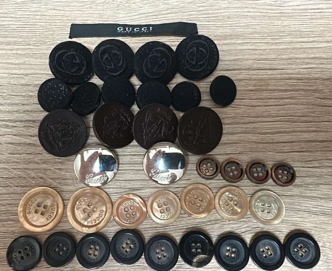 Boutons Gucci vintage authentiques