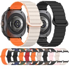 Silicone Band Magnetic Strap Bracelet Watch Strap for Samsung Galaxy Watch Ultra