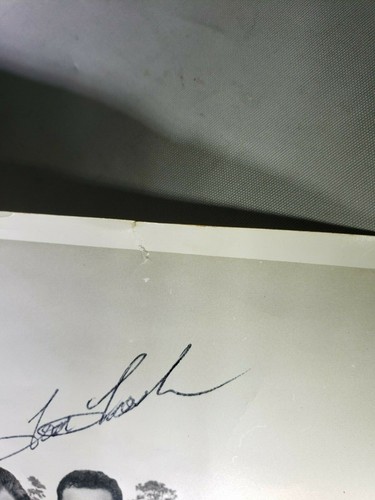 JOE PEPITONE,TOM TRESCH, SIGNED 8x10 B&W PHOTO NEW YORK YANKEES JSA - Picture 4 of 9