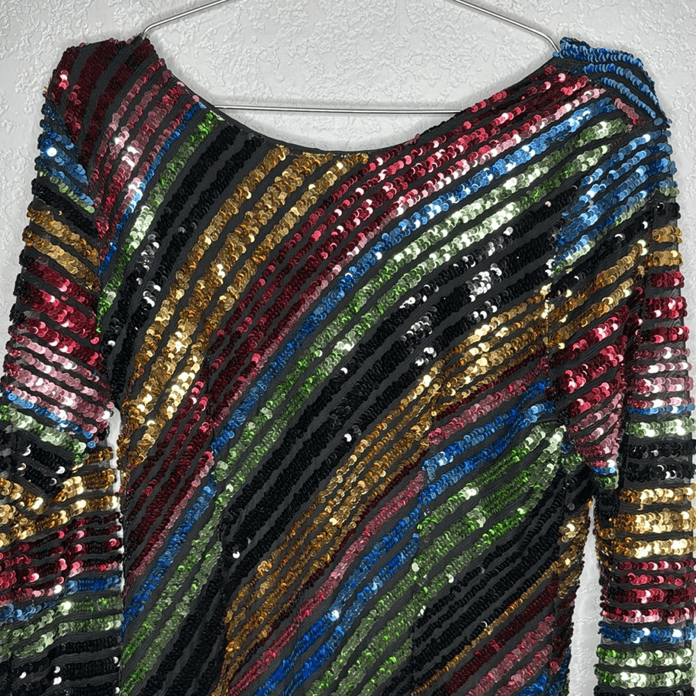 alcoolique sequin dress Alcoolique Sequin Payton MIDI Dress Size 48/ US Large