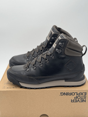 The North Face Back to Berkeley IV Regen $199 Leather Brown Hiking Boots sz 10