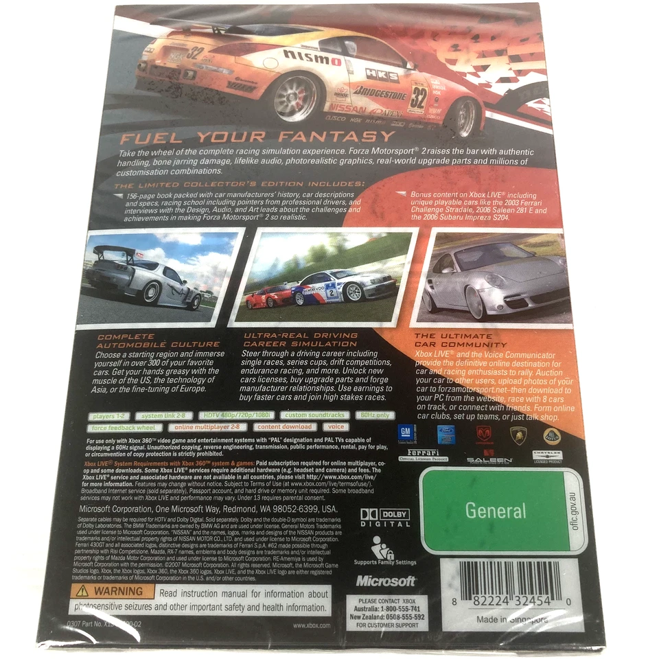 FORZA 2 Motorsport Limited Collector's Edition Xbox 360 PAL New & Factory Sealed - Image 2 of 4