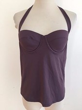 Victoria's Secret Halter Tankini Top Muted Plum/Purple Size 34B