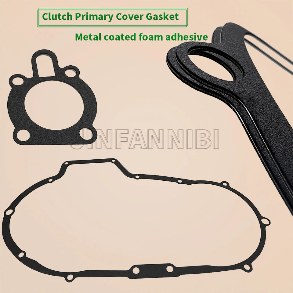 Junta de cubierta primaria y sello con kit de junta tórica para Harley Sportster 883 XLH883 XL883 Foto 4 de 4